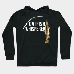 Funny Catfishing Design Men Women Catfish Hunter Whisperer Hoodie